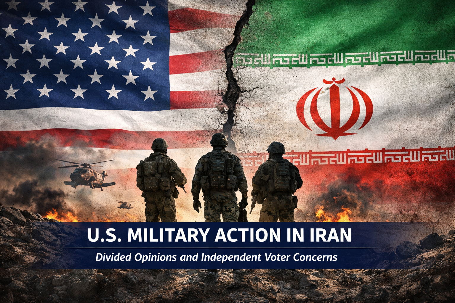 Mercury Analytics Survey Finds Americans Divided on U.S. Military Action in Iran, with High Levels of Concern About Escalation and Economic Impact